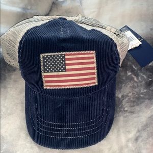 American Flag Polo Hat